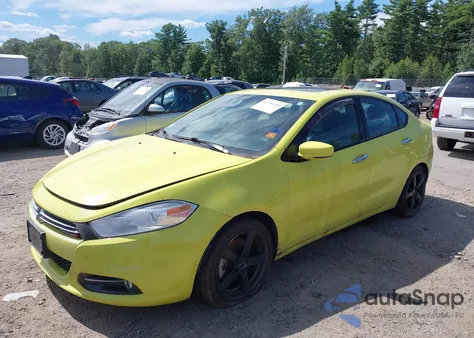 2013 Dodge Dart Limited из США, поврежденный, VIN 1C3CDFCH3DD299962